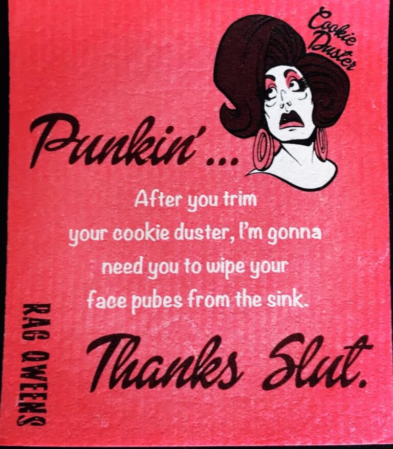 Cookie Duster Rag Qween Swedish Dishcloth 3 Pack Get In The Kitchen Cooking. While. Awesome.